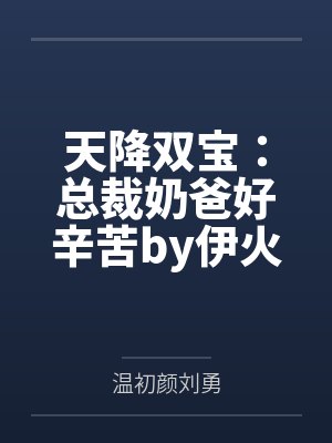 天降双宝：总裁奶爸好辛苦by伊火火刘勇